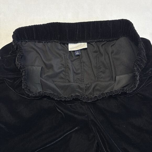 Universal Thread High Rise Extra Wide Leg Velvet Cargo Pants Black Womens Size L - Picture 5 of 15